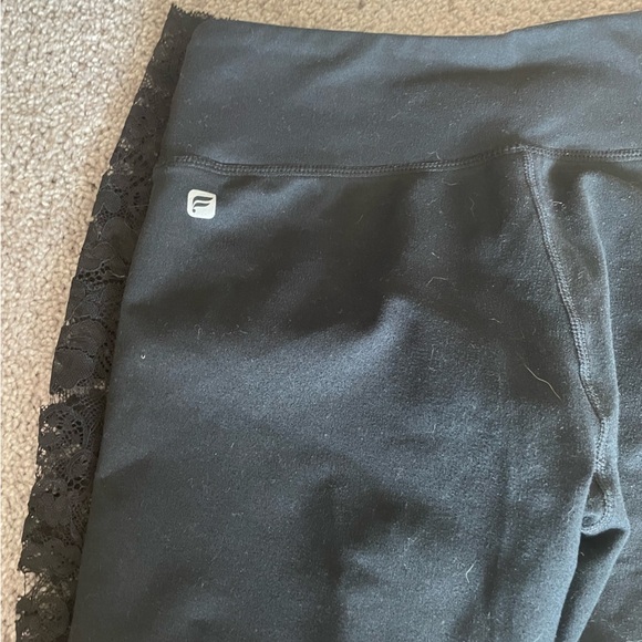 Black leggings with lace - Picture 4 of 4